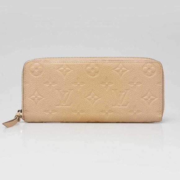 Louis Vuitton Dune Monogram Empreinte Leather Clemence Wallet - Picture 1 of 9